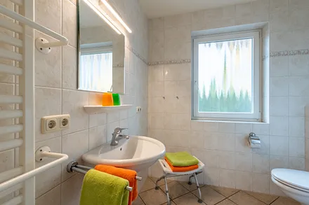 Bad - Ferienhaus Lütten Kulli 