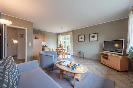 Wohnzimmer - Ferienhaus Lütten Kulli 