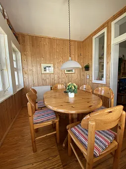 großzügige Loggia bzw. traumhaftes Esszimmer mit Blick auf die Ostsee