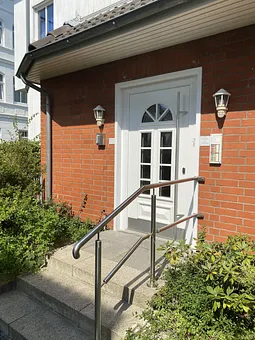 Hauseingang zum Silbernen Fisch