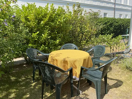 Gartenanteil exklusiv für die Wohnung Leuchtturm