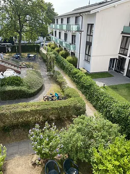 Blick aus dem Doppelzimmer