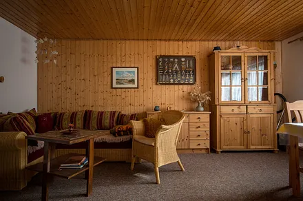 Blick ins Wohnzimmer