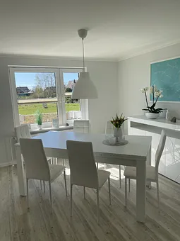 Essecke im Wohnzimmer 