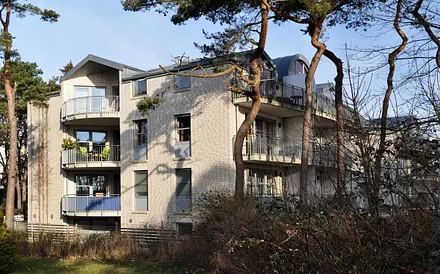 Dünenresidenz, Balkon Mitte