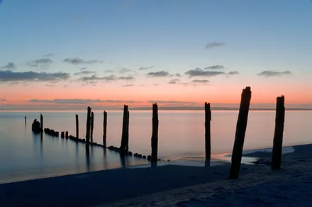 Morgenstimmung am Strand