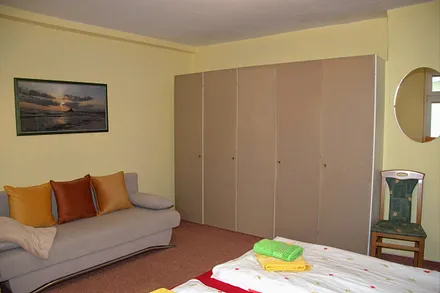 2. Schlafzimmer  mit 5-Türigen Kleiderschrank, auch in diesem Zimmer wurde Auslegware verlegr 