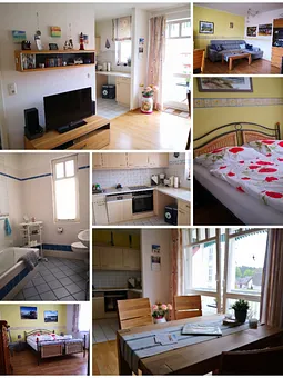 Collage - Sonnenbegleitung den ganzen Tag durch Höhenlage Koserow