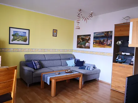 Gemütliche Wohnlandschaft im großen Wohnzimmer 18,5 m² - neu in 2017