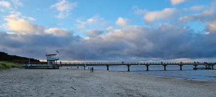 Seebrücke Zinnowitz Strand