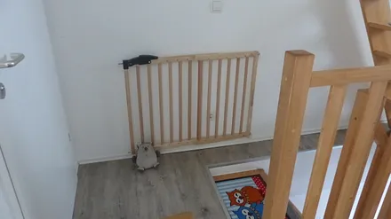 Treppengitter geöffnet