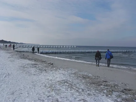 Winter am Strand Zingst