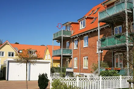 Rückseite des Hauses