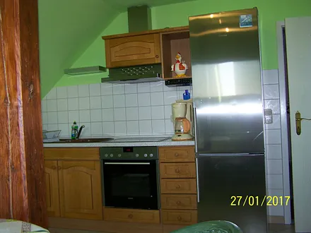 Voll ausgestattete Küche