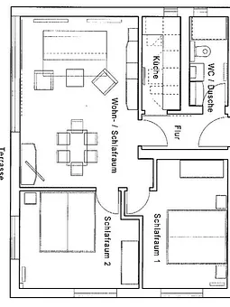 Grundriss der Wohnung W14