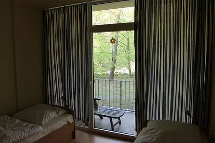 Das 2. Schlafzimmer steht bereit.