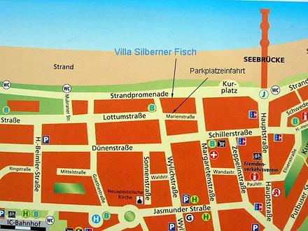 Ortsplanausschnitt Binz