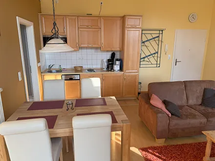 Essbereich mit Küche