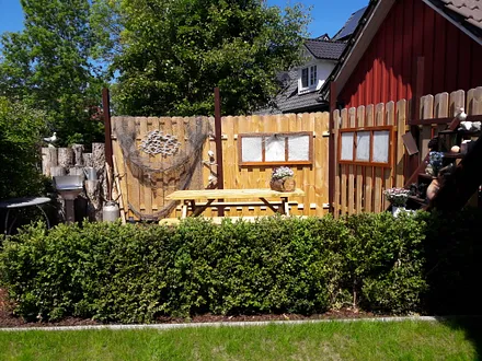 Grillecke im Grünen