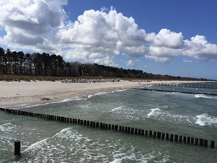 Strand an der Seebrücke