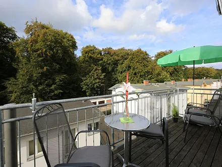 Balkon Richtung Buchenpark