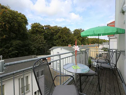 Balkon Richtung Buchenpark