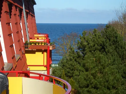 Meerblick von unserem Balkon