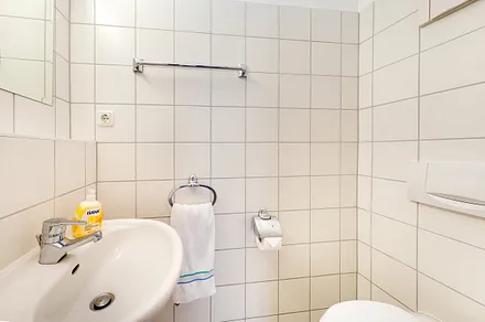 Das separate Gäste-WC.