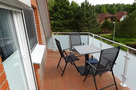 Entspannen Sie auf dem Balkon