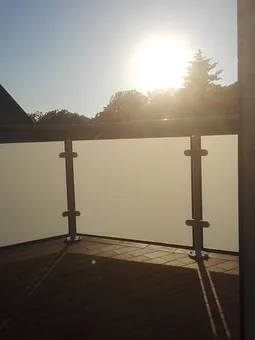 Sonnenuntergang vom Balkon