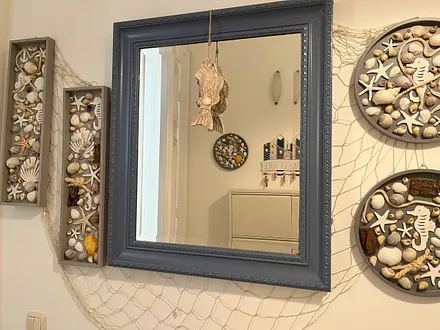 Flur-Spiegel-Deko maritim