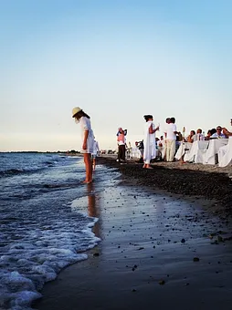 "Weiße Nacht"  in Dierhagen Strand