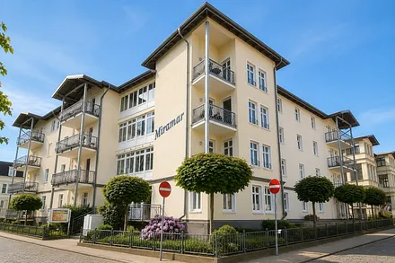 Hausansicht nur wenige Schritte von der Promenade entfernt