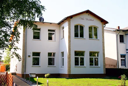 Anicht der Villa - Wohnung im EG