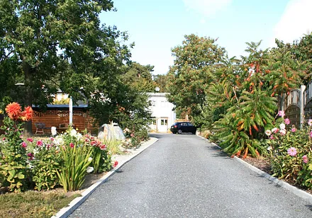 Auffahrt zum Grundstück