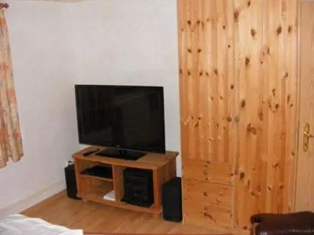 Schlafraum mit Doppelbett