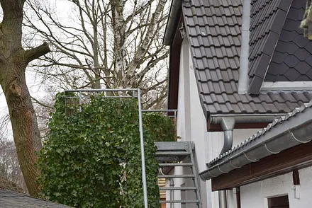 "Vogelnest"-Einflugschneise mit Landeplatz :-)