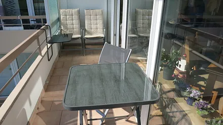 Windgeschützte Ecke