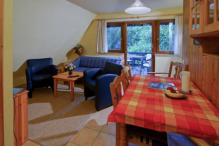 Wohnzimmer mit Essecke