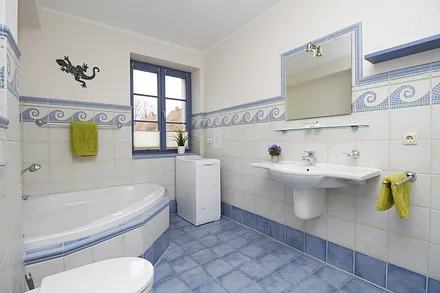 Die Waschmaschine steht Ihnen kostenlos zur Verfügung.