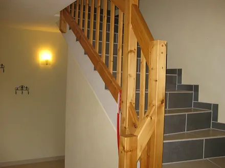 Treppenaufgang zum Schlafbereich