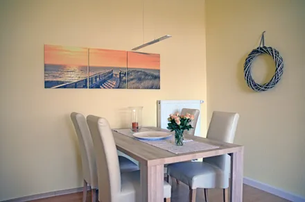 Essbereich im Wohnzimmer