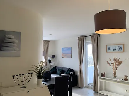 Blick in das Wohnzimmer