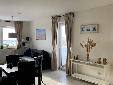 Blick in das Wohnzimmer