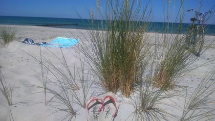 der Strand wartet auf Sie