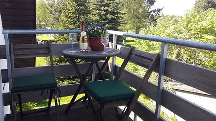 kleine Sitzecke auf dem Bakon