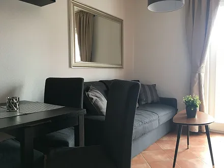 Blick in das Wohnzimmer