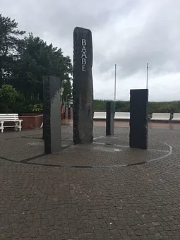 Ostseebad Baabe Strandzugang zum Hauptstrand