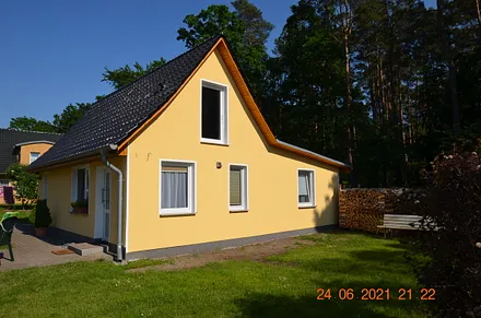 Ansicht Ferienhaus Waldseite