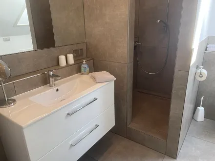 Ansicht Duschbereich